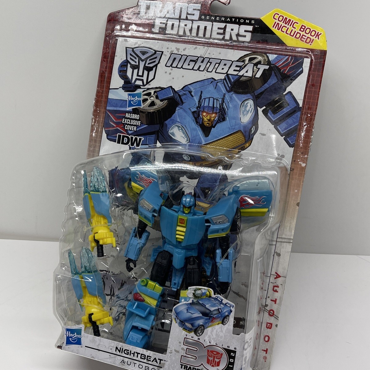 Transformers Nightbeat フィギュア NIGHTBEAT Transformers Generations - IDW 30th Deluxe Class Series
