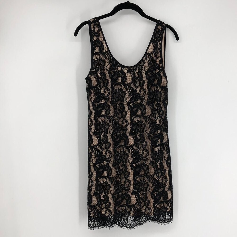 ARITZIA Wilfred hemon lace crochet mini dress black a… Gem