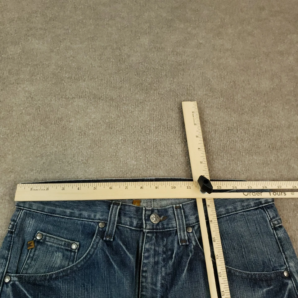 Pantalones de mezclilla para hombre Twenty X Three 33x35 azul bolsillos de pierna recta informales Foto 4 de 4