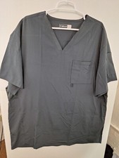 BT Supply Co Men's 2XL Scrub Top in Dark Gray NWT 1487874