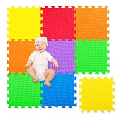 Non-Toxic Foam Puzzle Floor Mat, Comfortable, Extra Thick