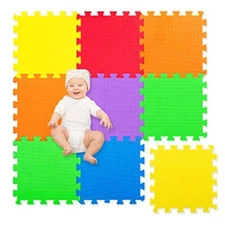 Non-Toxic Foam Puzzle Floor Mat for Toddlers, Kids -  Different Size and Color