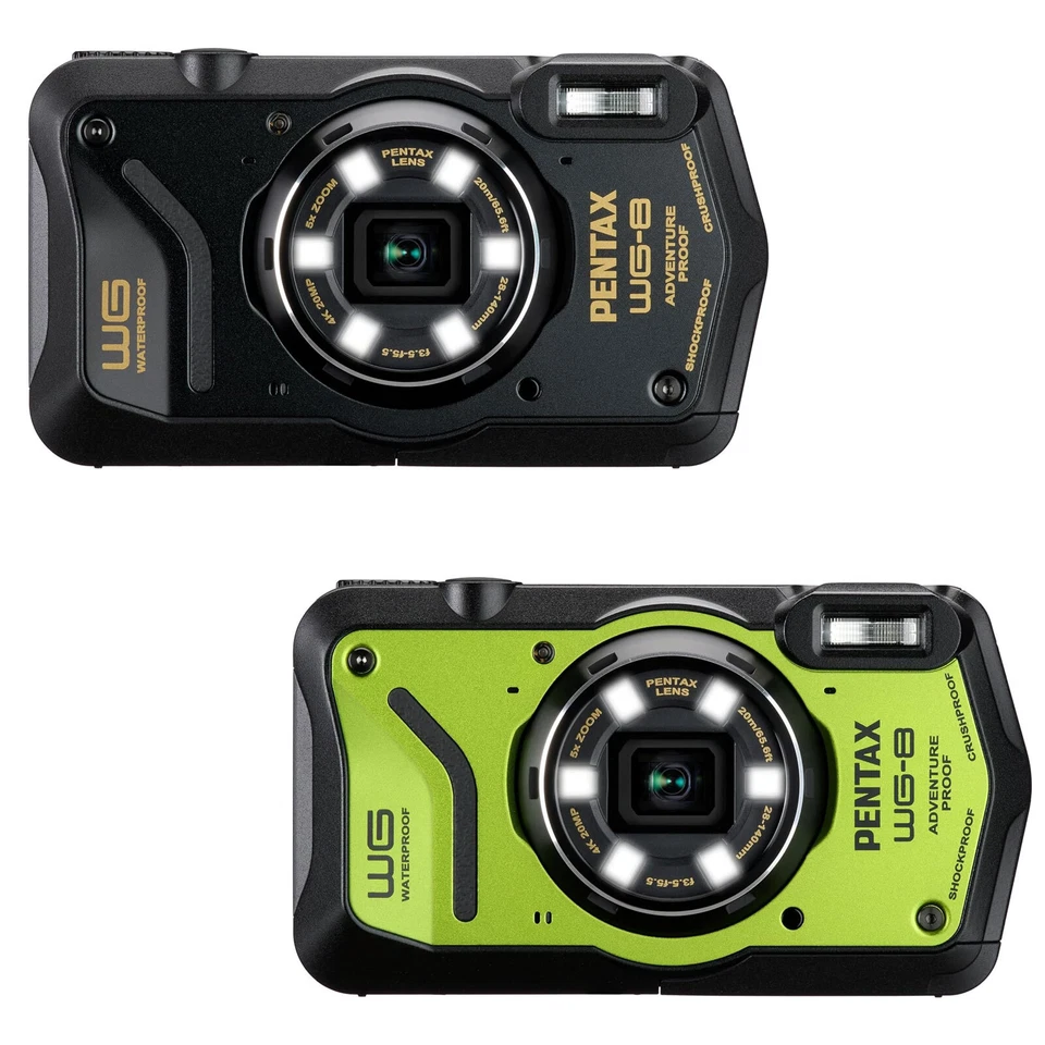 RICOH Pentax WG-8 Kompaktkamera Cam Kamera Camcorder 20 Megapixel CMOS-Sensor