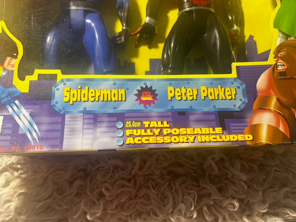 1997 Boxed Marvel Super Heroes Toy Biz 36948307 Spiderman & Peter Parker Vintage - image 4 of 4