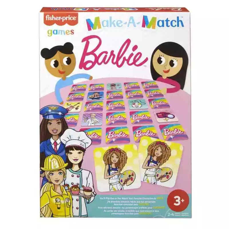 Barbie Doll Fisher Price Mattel Games Matching Game Barbie Kids Gift Brand NEW