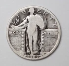 1927 Standing Quarter Silver Quarter 90% Silver
