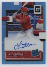 2022 Panini Donruss Optic Carolina Blue Prizm 8/35 Luke Williams Auto 17ok
