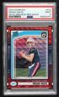 2024 Donruss Optic Preview Red Wave Prizm Drake Maye PSA 9 MINT Rookie RC