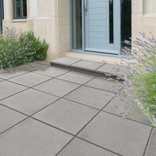 BRADSTONE TEXTURED BUFF PAVING PACKS IN 450X450mm OR 600X600mm