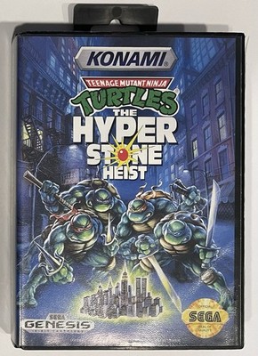 Konami Teenage Mutant Ninja Turtles: Hyperstone Heist CIB Sega Genesis Tested