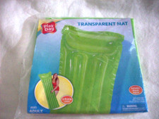 Play Day Transparent Mat Adults Size 5 foot 6 inches long Includes Repair Patch
