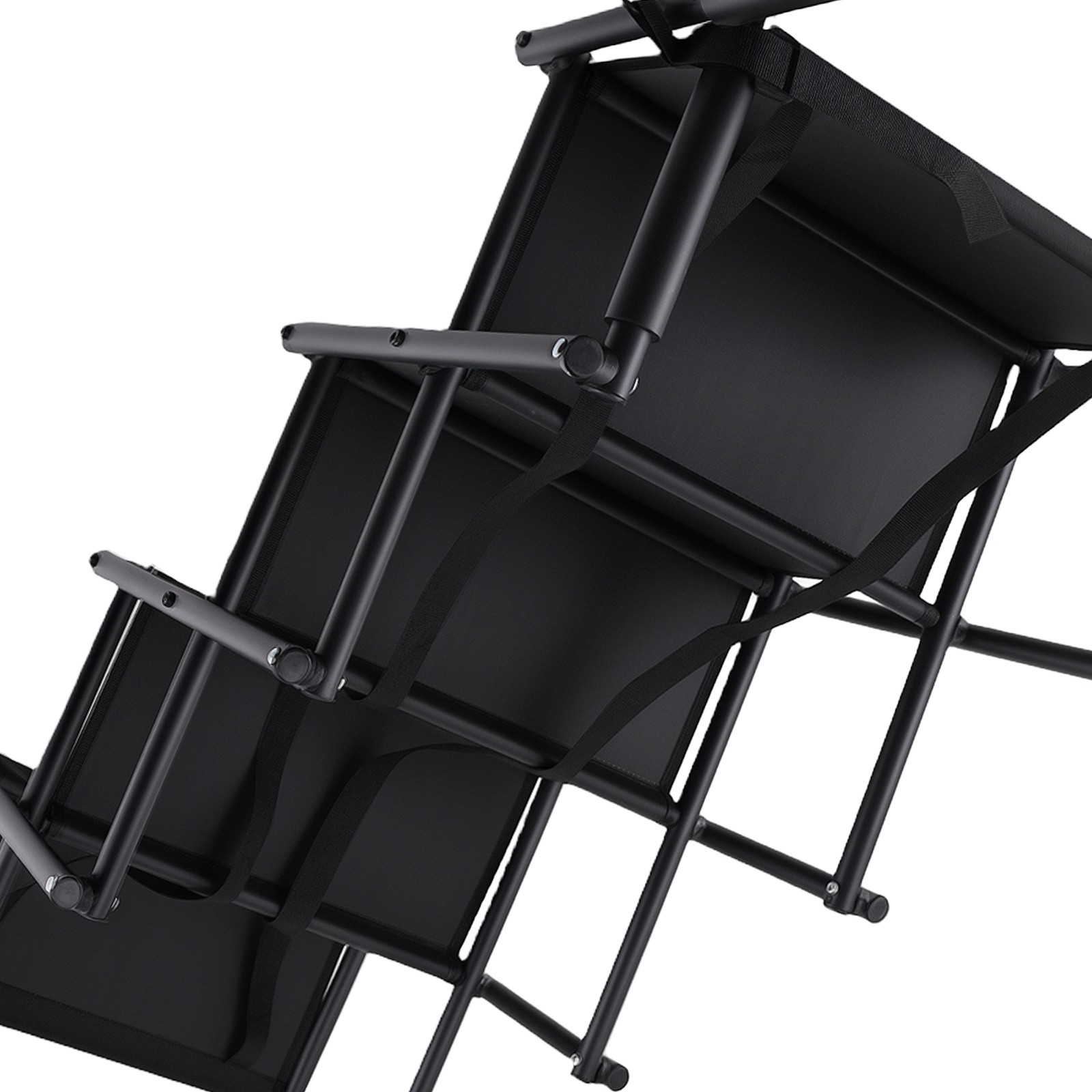 Pet Stairs for High Beds & SUV Entry 4 Steps Foldable Portable Lightweight