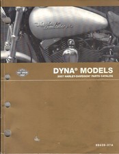 HARLEY DAVIDSON DYNA WIDE,SUPER GLIDE,STREET BOB 2007 FACTORY PARTS CATALOGUE