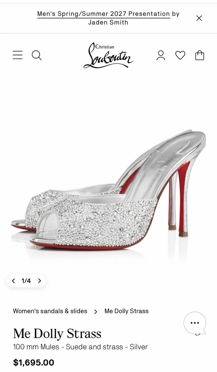Christian Louboutin Silver Shoes for Women for sale | eBay