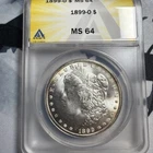 1899 O MORGAN SILVER DOLLAR! BEAUTIFUL UNC Coin! WOW! ANACS MS 64! Light Tone!