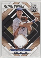 2020 Panini Elite Extra Edition Prospect Materials Black Bobby Witt Jr o7m