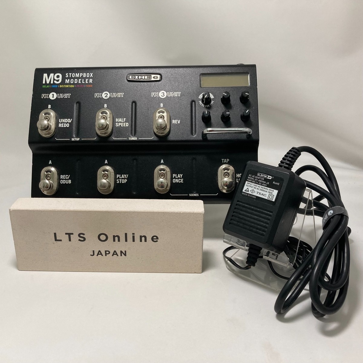 LINE6 M9 Stompbox Modeler 純正アダプター付属 LINE6 M9 Stompbox Modeler W/adapter Guitar Effect Pedal In