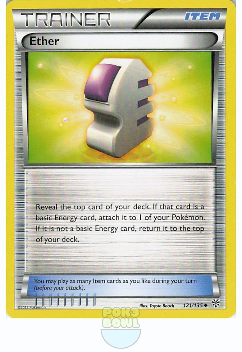 Ether 121/135 Uncommon 2013 Pokemon Plasma Storm Toyste Beach LP
