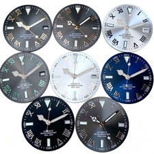 29mm Roman Numeral Markers Sunburst Watch Mod Dial For NH35 ETA 2824 Miyota 8215