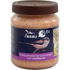 CJ Wildlife Erdnussbutter für Vögel mit Waldbeeren Futter Gartenvögel 330 g