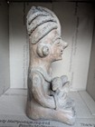Pre-Columbian Mayan Antique  Clay Terracotta Figure Statue Royalty Holding Duck — photo 5