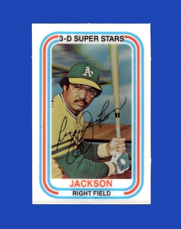 1976 Kellogg's Set-Break #  8 Reggie Jackson NM-MT OR BETTER *GMCARDS*