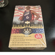Upper Deck 1996 USA Basketball U.S. Olympic Team Deluxe Gold Edition Sealed Box