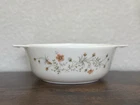 Vintage Pyrex England Emily Spring Garden Flowers Dish 9” No Lid