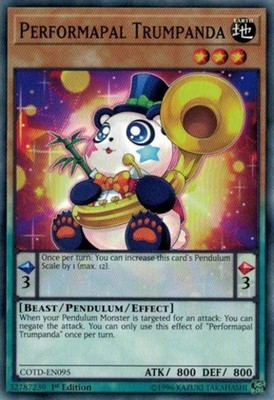Performapal Trumpanda - COTD-EN095 - Common - 1st Edition - Lightly Played