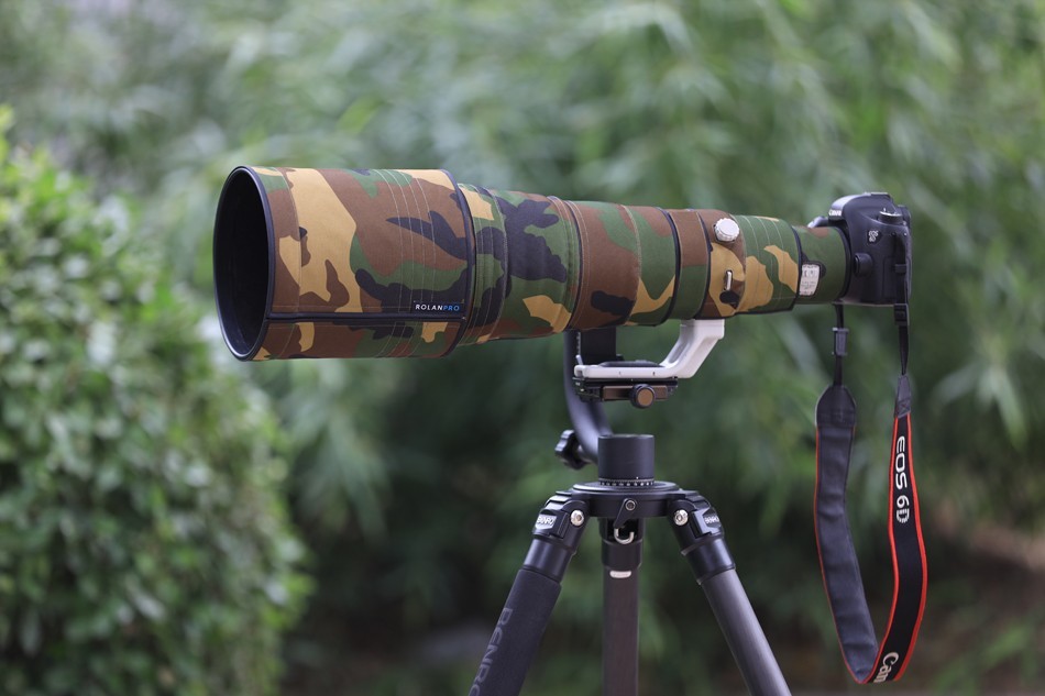 ROLANPRO Camouflage Lens Cover For Canon EF 600mm F/4 L Is II USM Coat Raincover Lens Protective Sleeve Case-#UCP Waterproof