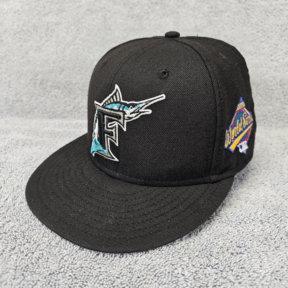 Florida Marlins Hat 1/8 New Era Baseball Cap 1997 Side Patch