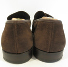 Men's George Cleverly George Dark Brown Suede  Loafers Size 9.5 EUK, 10.5 D USA — photo 8
