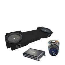 02-13 Cadillac Escalade Underseat Kicker CompR CWR10 Dual 10 Sub Box CX1200.1