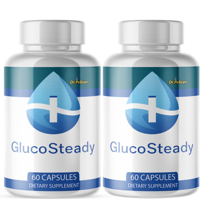 Gluco Steady- Blood Support- 2 Bottles- 120 Capsules