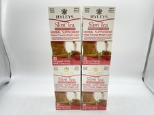 Hyleys Slim Tea Raspberry Flavor 100 Ct - Weight Loss Herbal Supplement