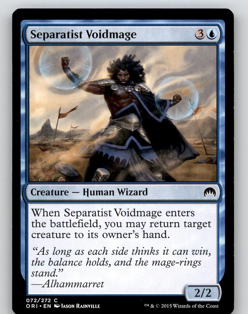 Separatist Voidmage 72 Common Magic Origins Magic: The Gathering Lightly Played