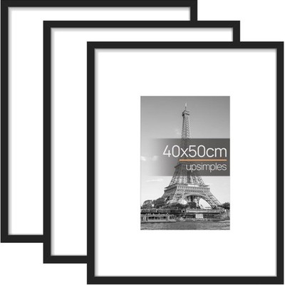 Pack of 3 Picture Frames, 40 x 50 cm, 50 x 40 cm, for Photos, Pictures, Posters