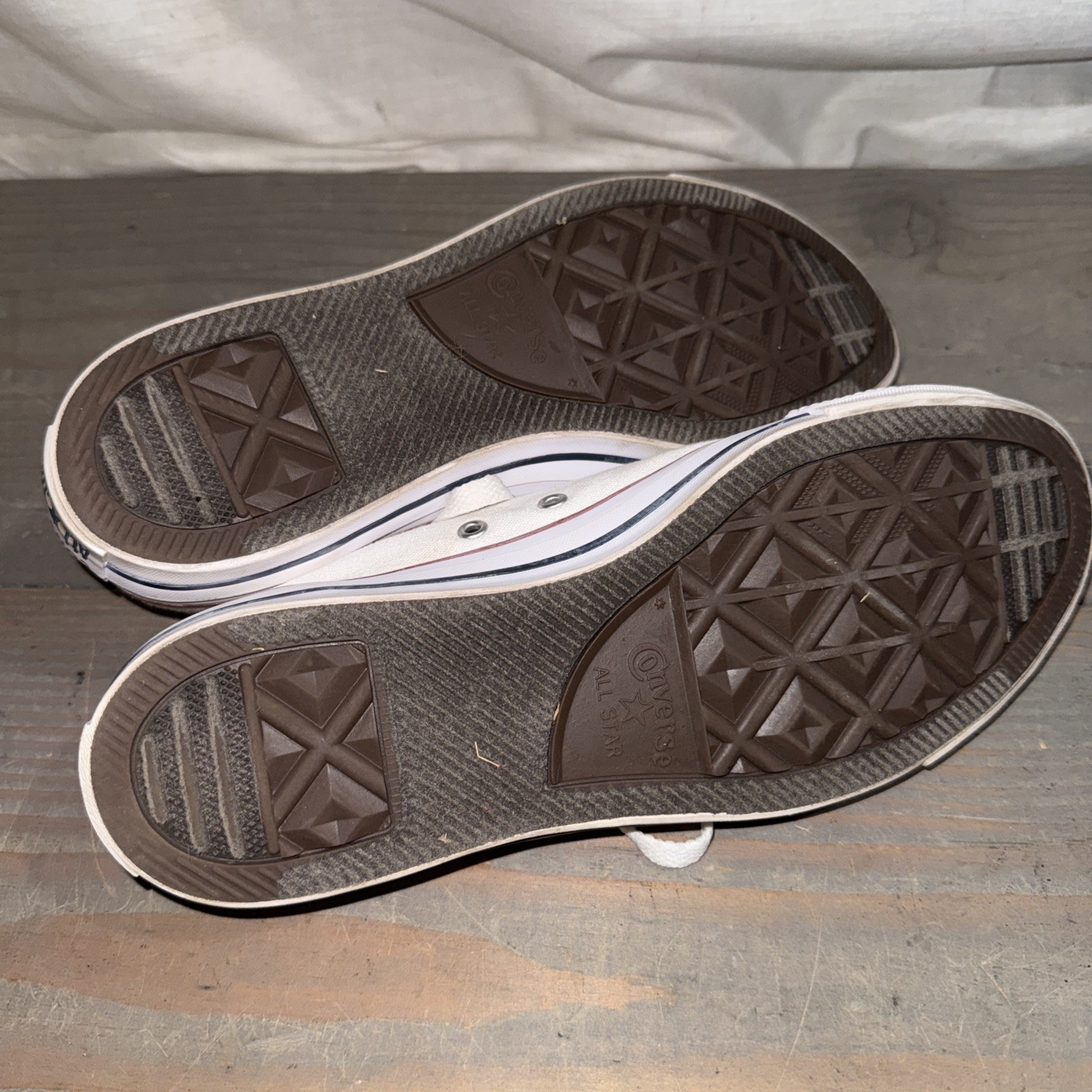 SAOLA Sneaker casual Converse Chuck Taylor All Star basse uomo 9 tela bianca