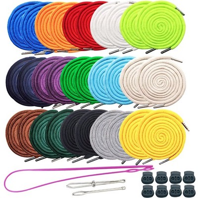 30 PCS Replacement Drawstrings Drawcords 53'' Long 3 Pieces Threader Tool