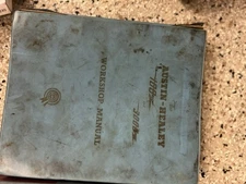 Austin Healey 100-6 3000 1956-1967 OEM Shop Service Repair Manual Engine Guide
