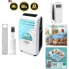 Portable Air Conditioner 12000 BTU Dehumidifier Fan Control for Rooms up to 5...