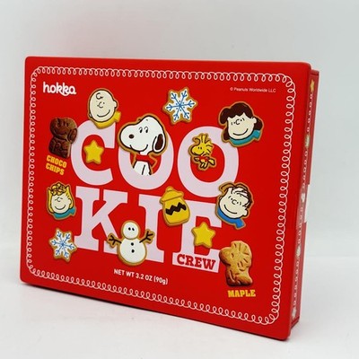 Hokka Snoopy Cookies - Choco Chip & Maple Flavor Cookie Gift Can 3.2oz/(90g)