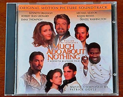 Much Ado About Nothing Original Motion Picture Sountrack Audio CD