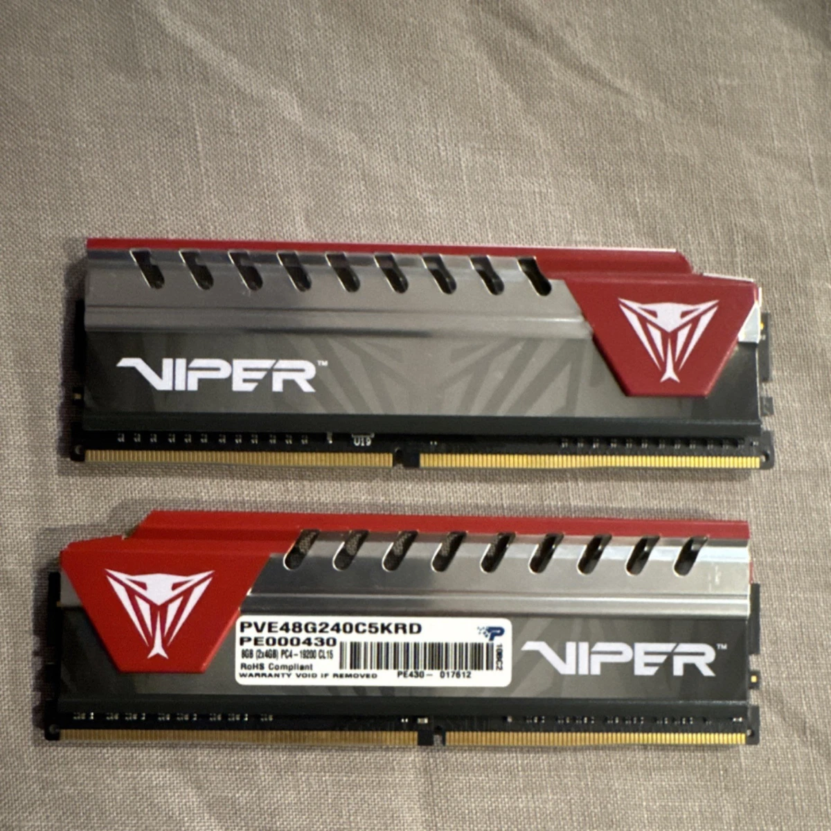Patriot PC4-19200 (DDR4-2400) Bus Speed DDR4 SDRAM Memory (RAM