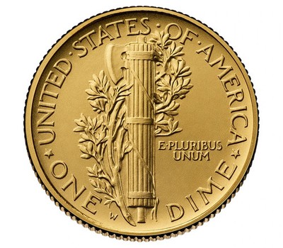 2026 Best of the Mint 1916 Mercury Dime Gold Coin and Silver Medal