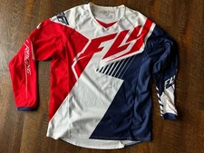 Fly Racing Kinetic Vector Mesh Men’s Motor/Off-Road/Dirt-bike MC Jersey Medium