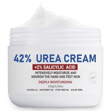 OUKEYA Urea Cream 42% plus Salicylic Acid 2% Net 5.29 Oz for Dry Cracked Feet...