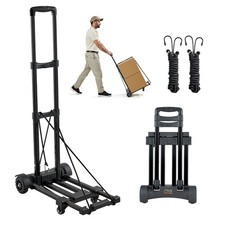 VEVOR Folding Hand Truck 290 lbs Platform Cart Dolly Trolley Cart for Moving