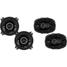 Kicker DSC6930 6x9-Inch 160x230mm 3-Way Speakers w/ 43DSC404 4" Coaxial Bundle