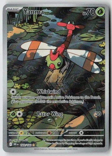 Yanma - 183/182 - SV10: Destined Rivals Holo - PTCG